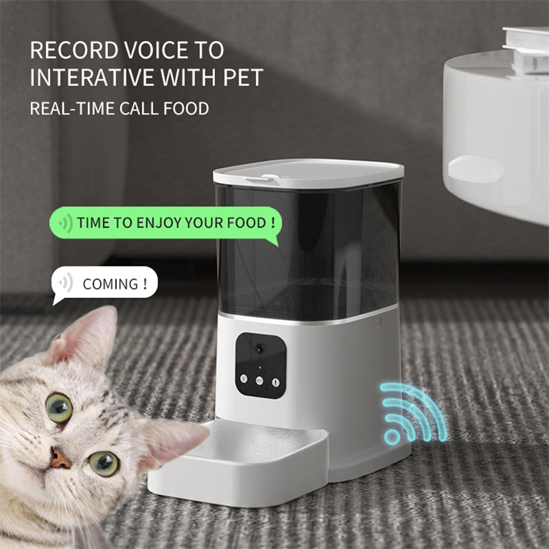 Smart Automatic Pet Feeder — WiFi & App Control