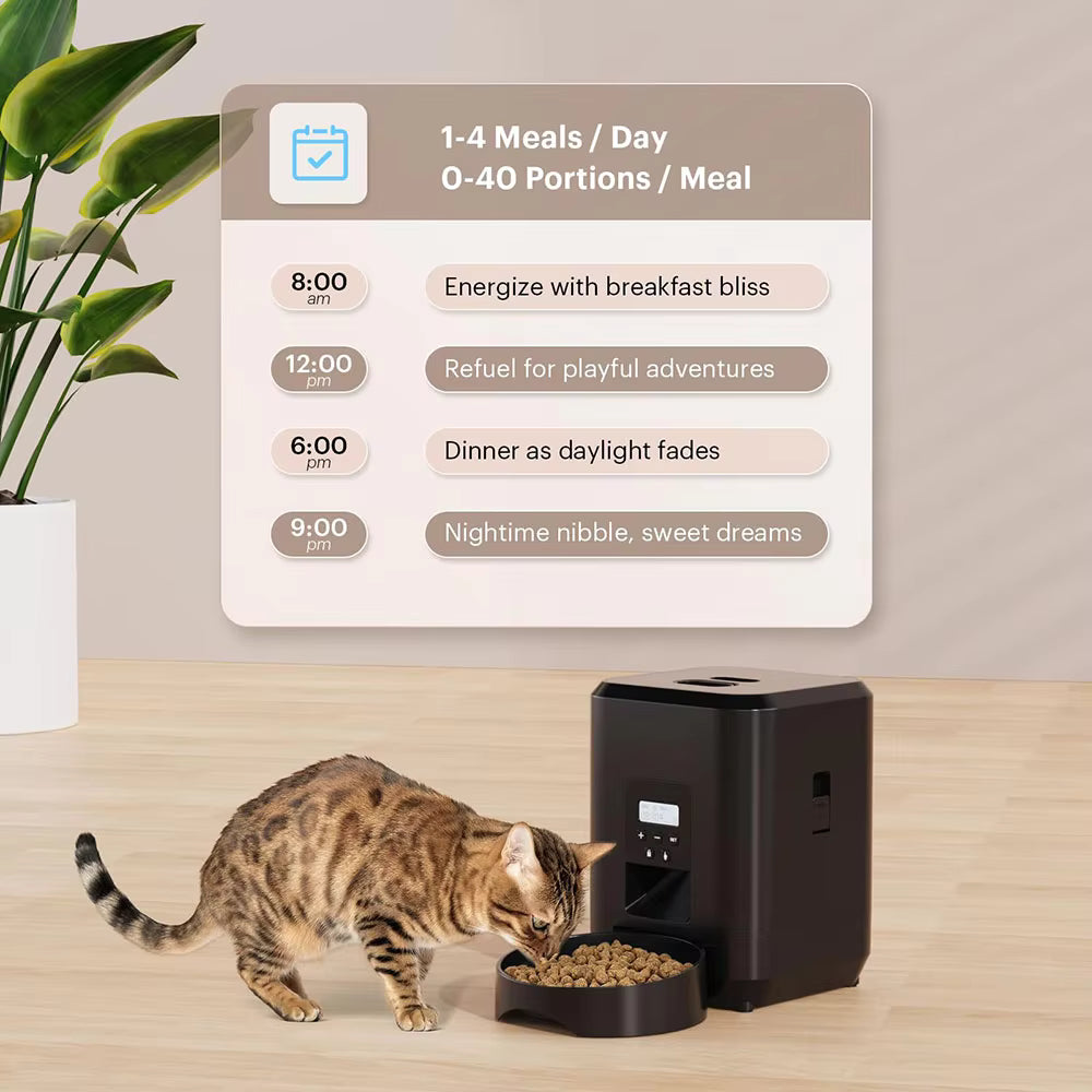 Smart Automatic Pet Feeder with WiFi & App Control