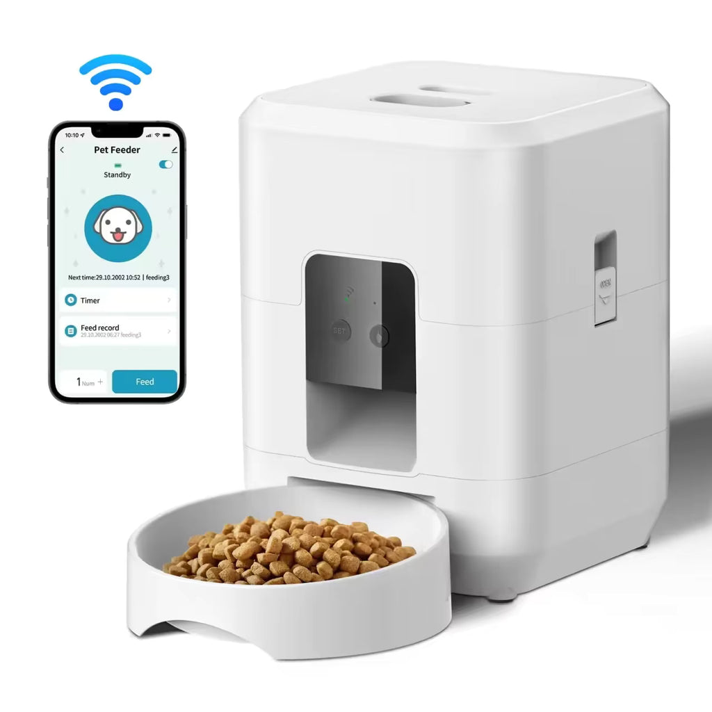 Smart Automatic Pet Feeder with WiFi & App Control