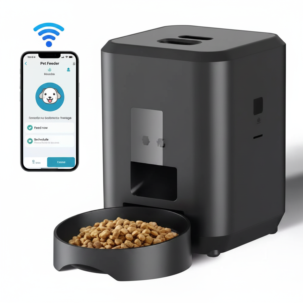 Smart Pet Feeder with WiFi App HD