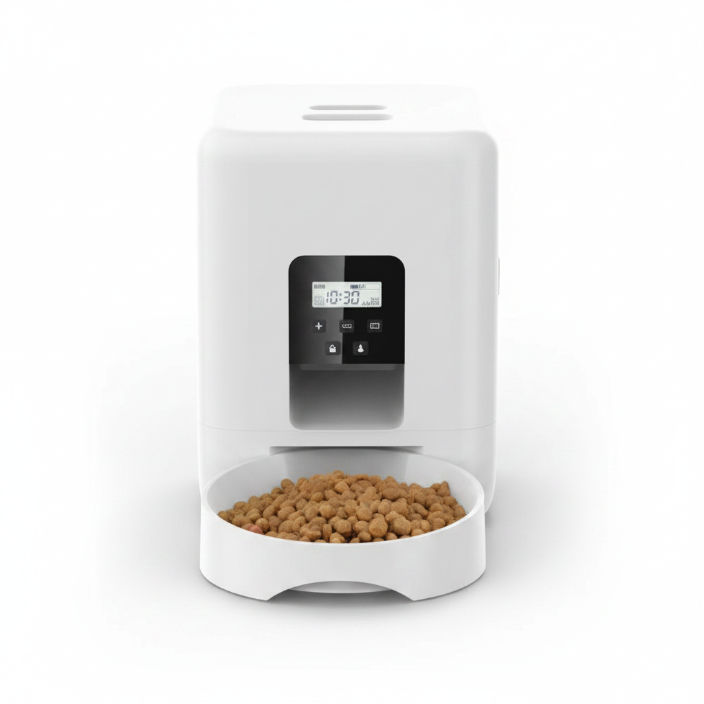 White Pet Feeder HD